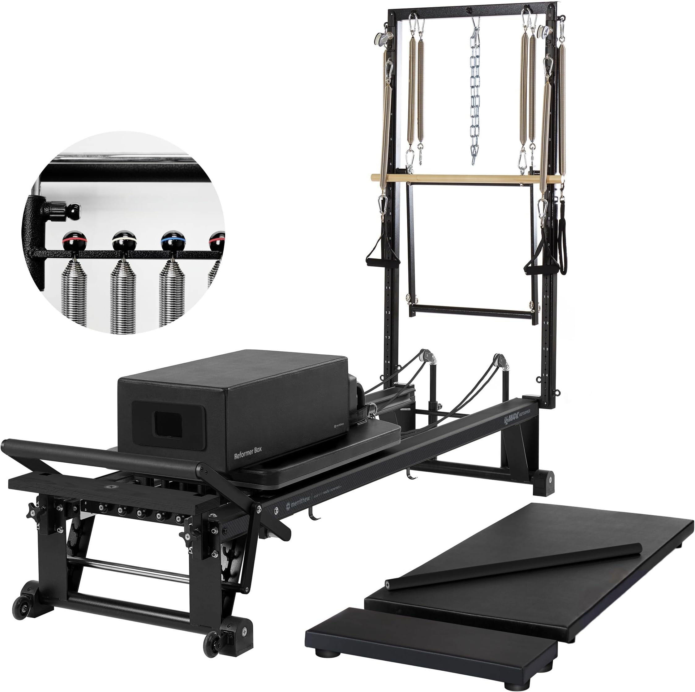 V2 Max Plus™ Reformer Bundle with HPGB (Jet Black)