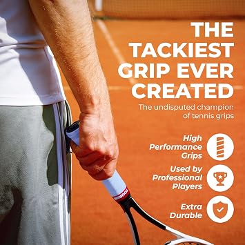 Tourna Mega Tac Extra Tacky Overgrip, 10-Pack