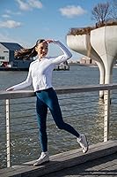 Vista 6 de 90 Degree By Reflex Calzas tipo pantalones de yoga con forro polar para mujer, pantalones de invierno