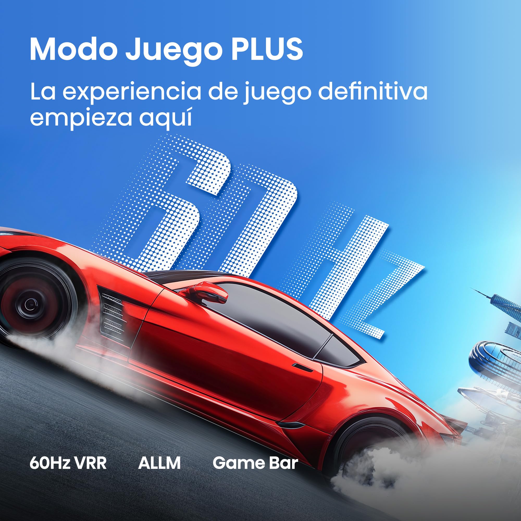 Hisense 55A6S - UHD 4K Smart TV 55 Pulgadas, Escalador IA 4K, Smooth Motion IA, Modo Juego Plus, Dolby Vision, Control por Voz, Filmmaker Mode, Airplay