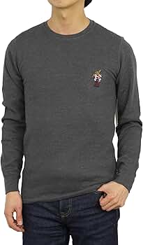 【新品】ポロラルフローレンロングスリーブスキッパーポロシャツ長袖M/US:S ロングスリーブ ジャージー クルーネック Tシャツ （Tシャツ