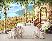 Vista 79 de Papel tapiz tropical de hojas de plátano verde, murales de plantas para dormitorio y sala de estar (no es autoadhesivo)