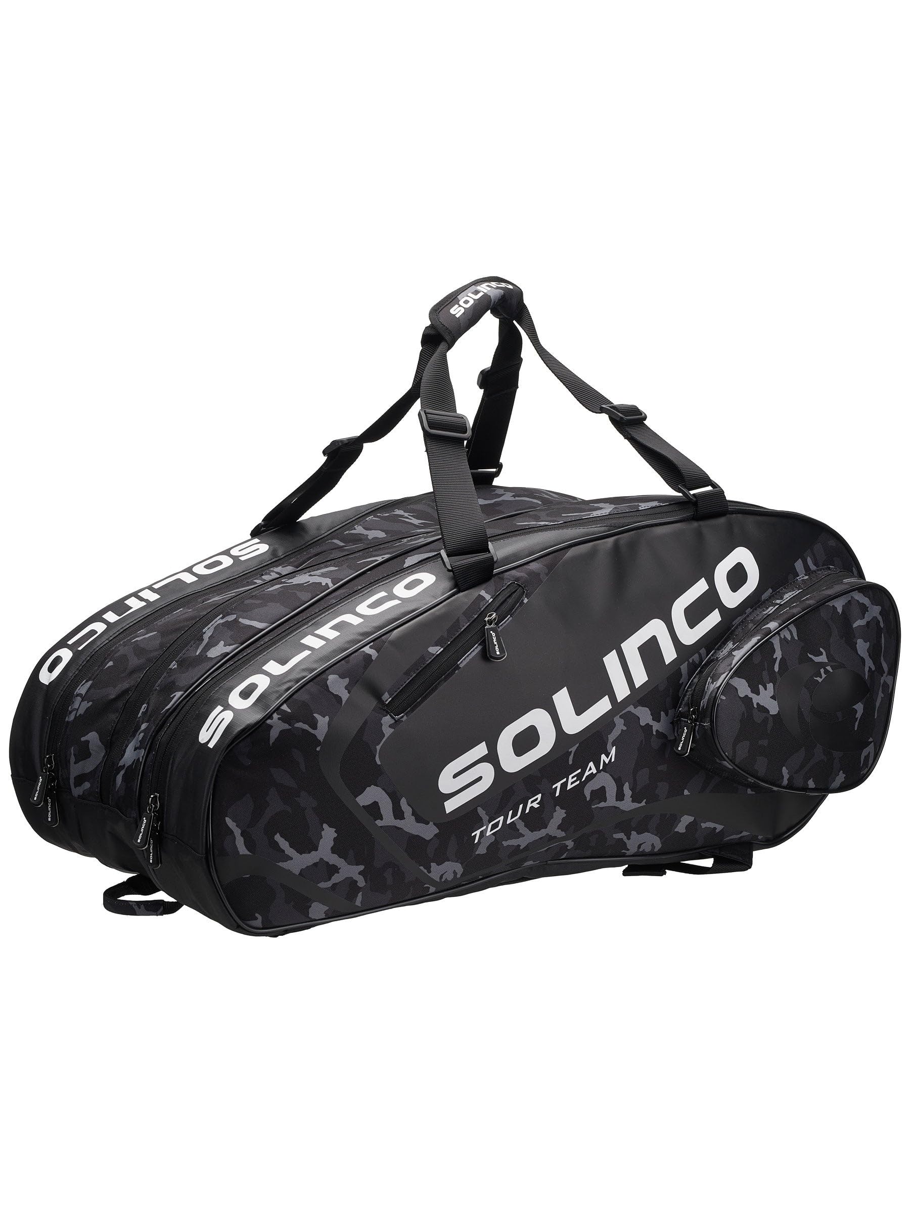 Solinco Black Camo 15 Pack Tennis Racquet Bag