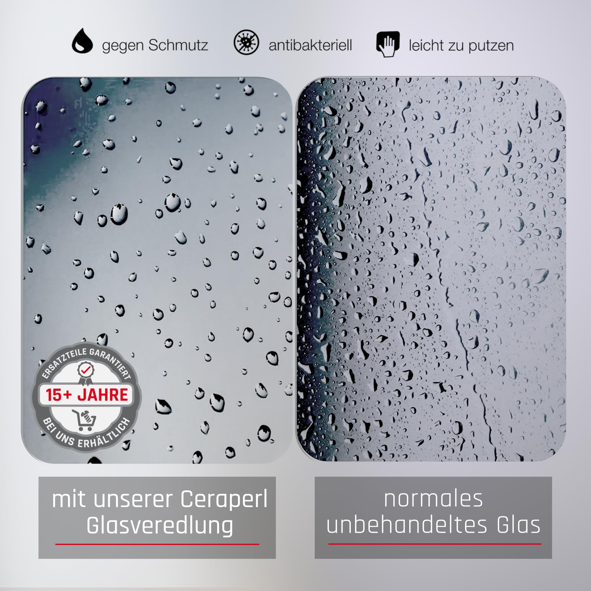 BIJON Duschkabine 115x85 Eckdusche Pendeltür, Klarglas 6mm ESG