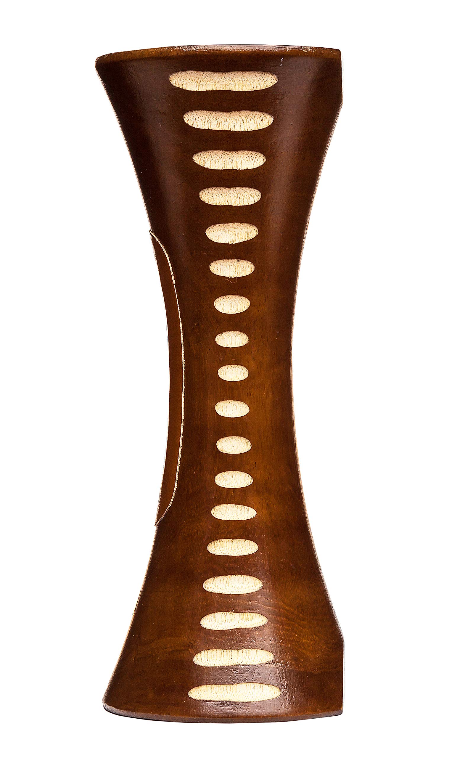 mangobeat® - Enceinte écologique et Universelle en Bois - Amplification de Tous Les Smartphones sans électricité - «Marron Note » 25 cm