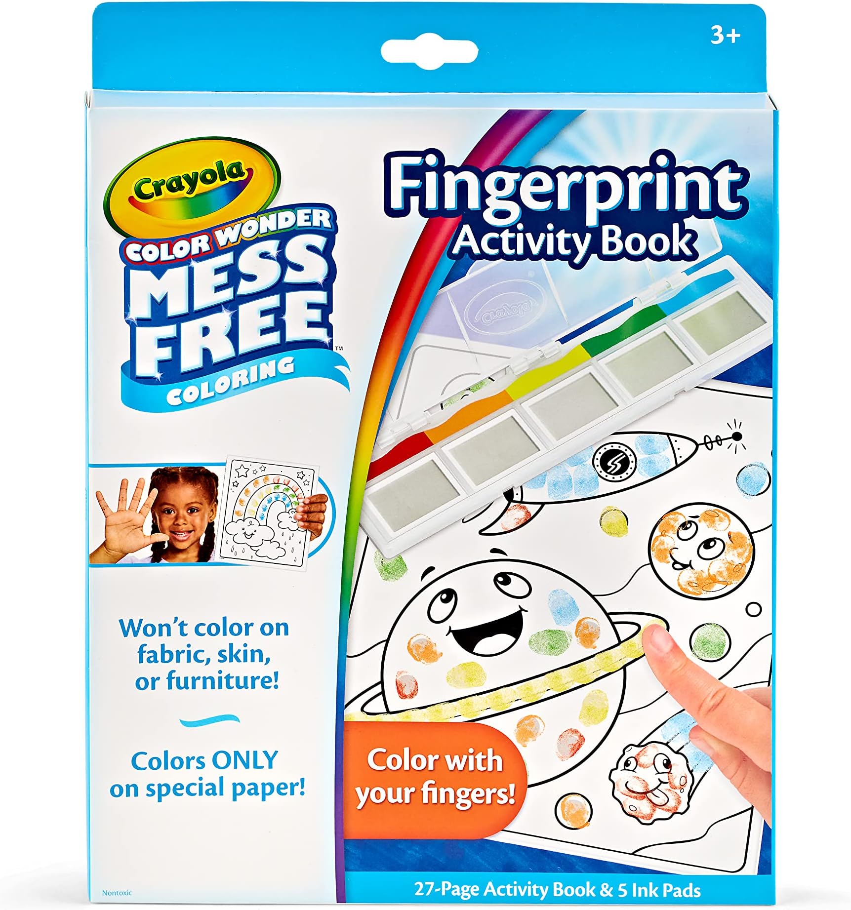 Crayola Color Wonder Mess Free Fingerprint Ink Painting Activity Set ...