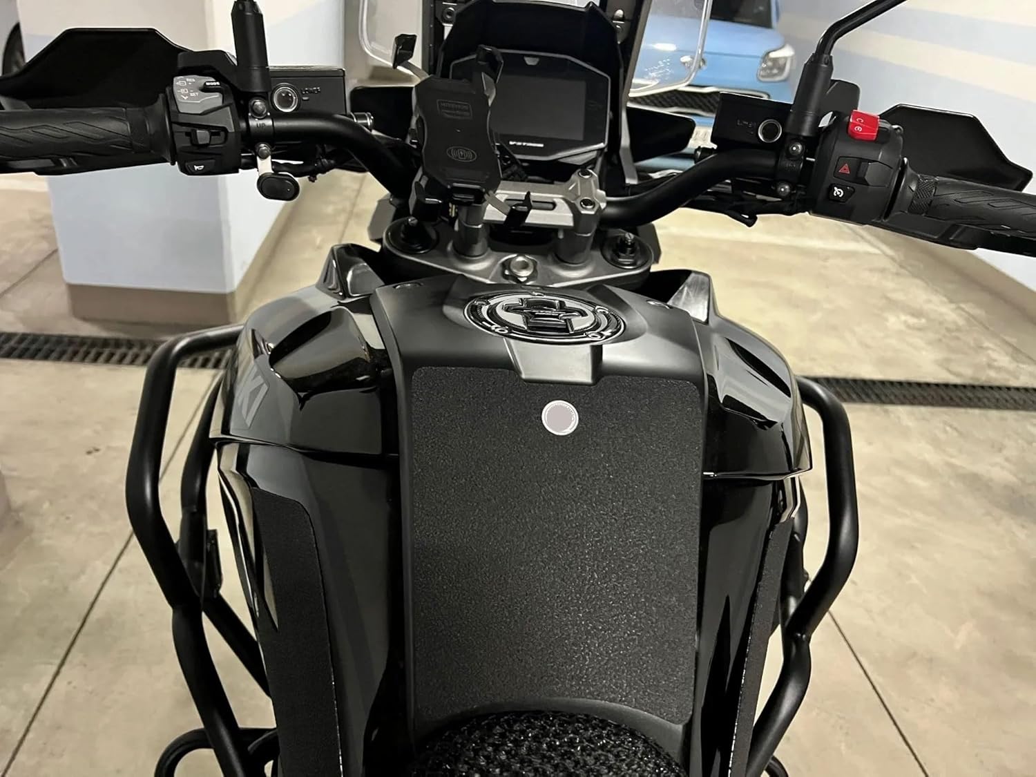 Engine Guard Crash Bar Bumper Motorcycle Highway Engine Guard Crash Bar Frame Bumper Fairing Protector for V-Strom for DL1050DE for DL1050XT 2020-2024 Bumper Engine Guard Crash Bars