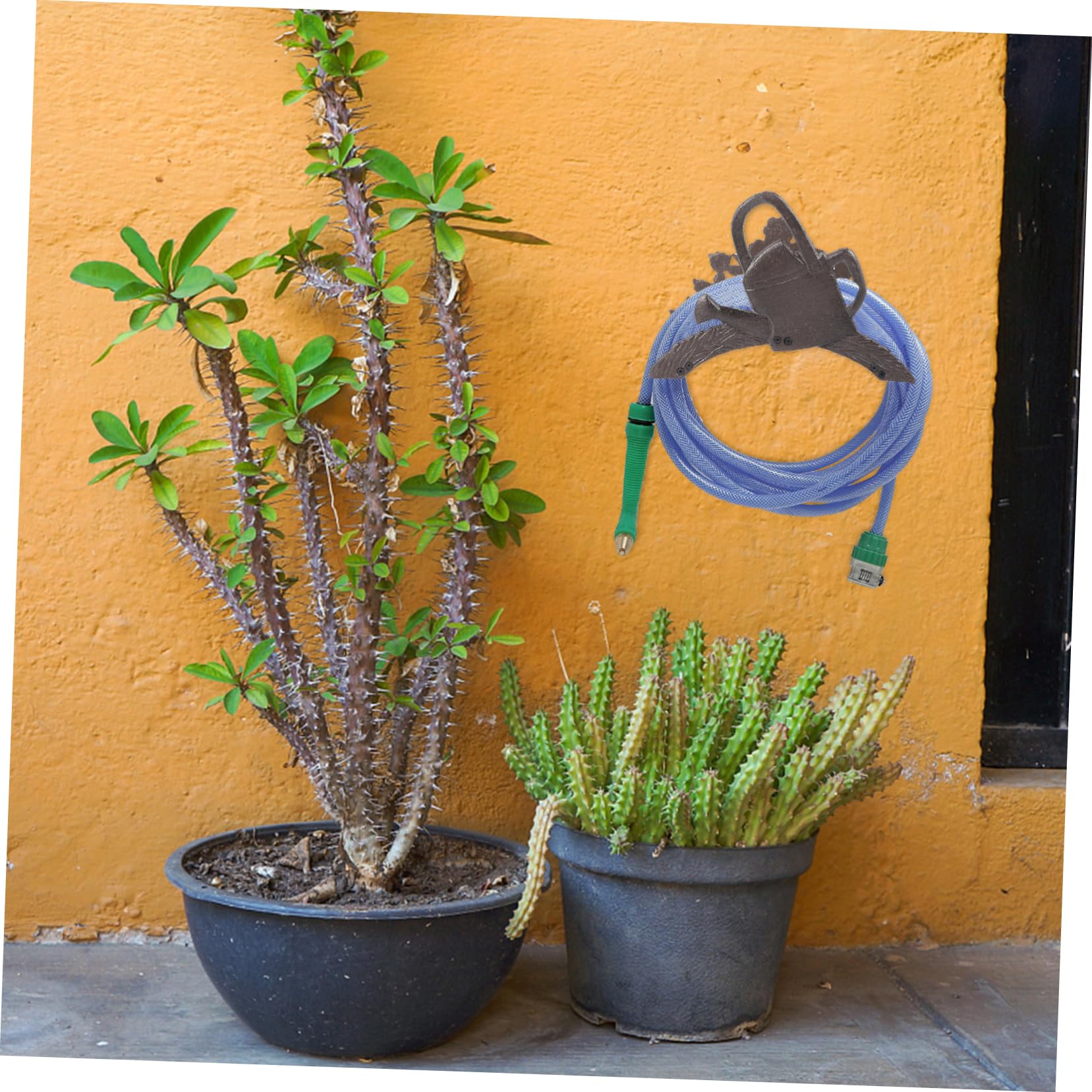 Gartenschlauchhalter aus Gusseisen, Schwere Wandhalterung