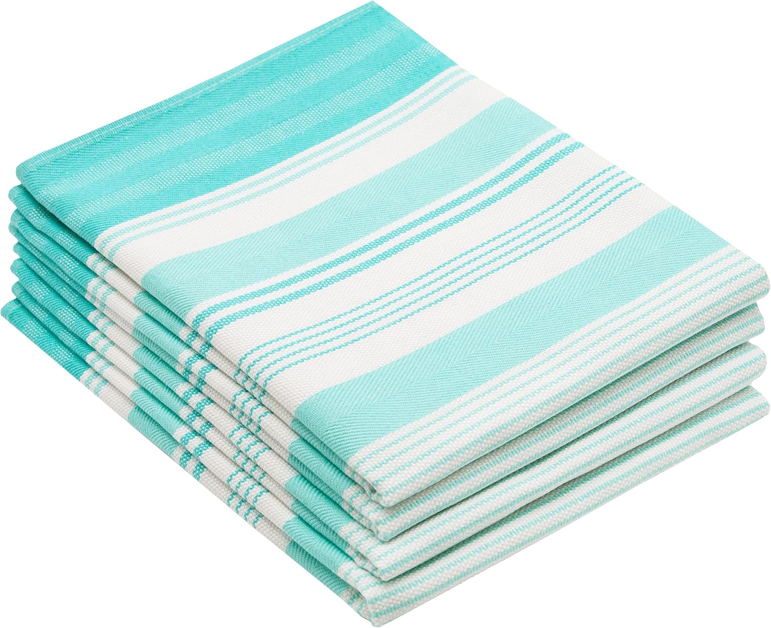 Lot 10 Torchons Cuisine ZOLLNER 45x90 Cm – 100% Coton Épais Bleu Blanc Carreaux – Qualité Hôtelière
