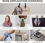 10Pcs Satin Head Scarves for Women 19.7" Square Silk Like Hair Scarf Soft Satin Hair Wrap & Bandana for Sleeping Styling Daily Headwear, Random Colors