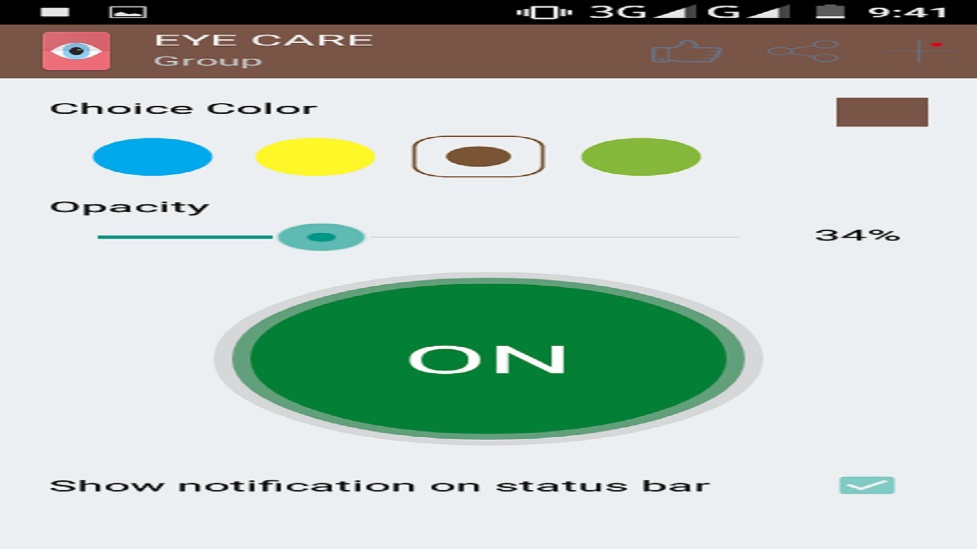 EYE CARE Blue Light Filter App on Amazon Appstore