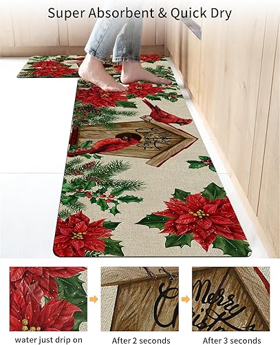 Miniatura 4 de Tapete de baño de invierno para bañera, antideslizante, de secado rápido y absorbente, de tierra de diatomeas, fregadero, dormitorio, cocina,