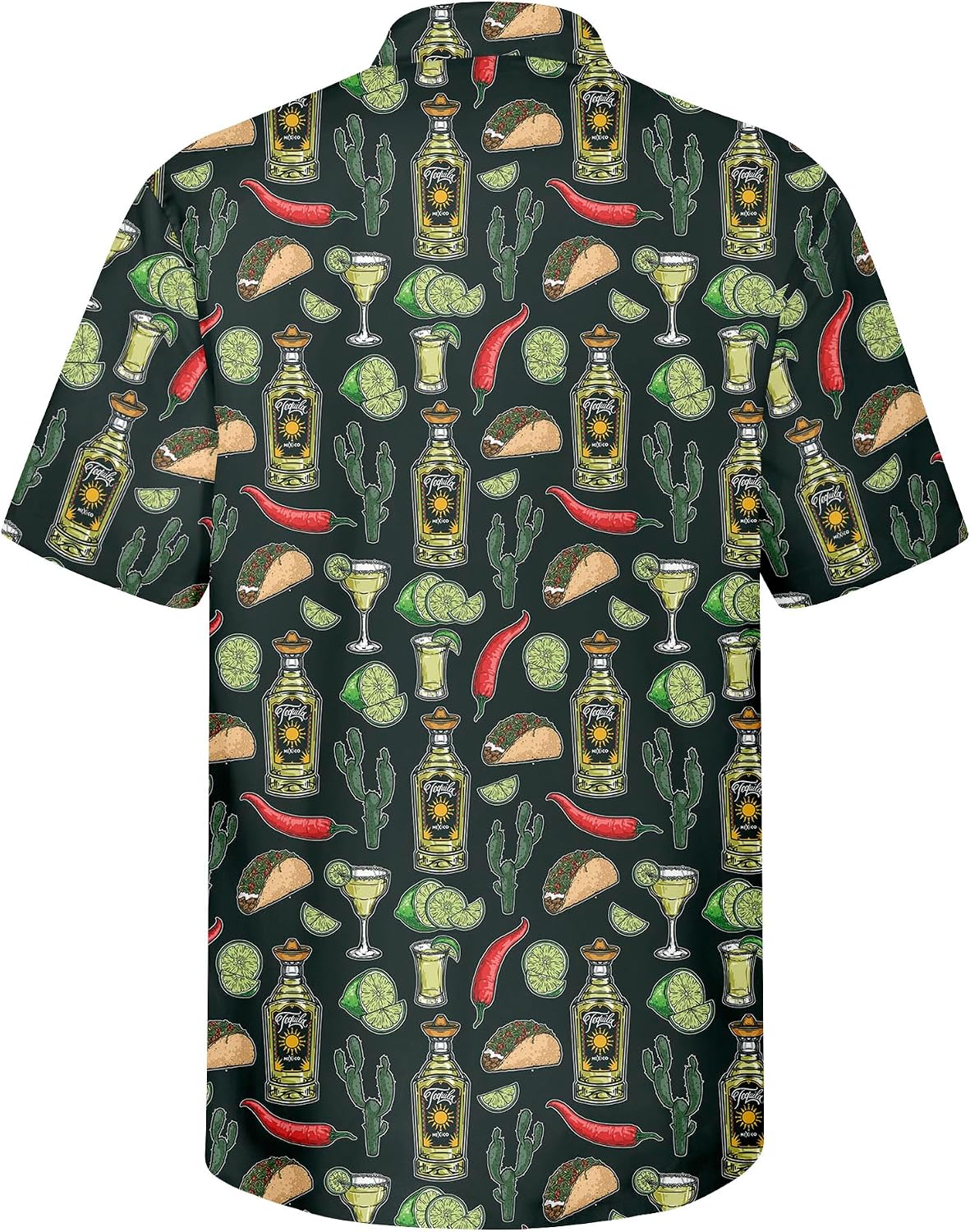 PAGYMO Funny Hawaiian Shirt for Men Print Novelty Crazy Graphic Button Down Beach Summer Vacation Party Aloha Shirts