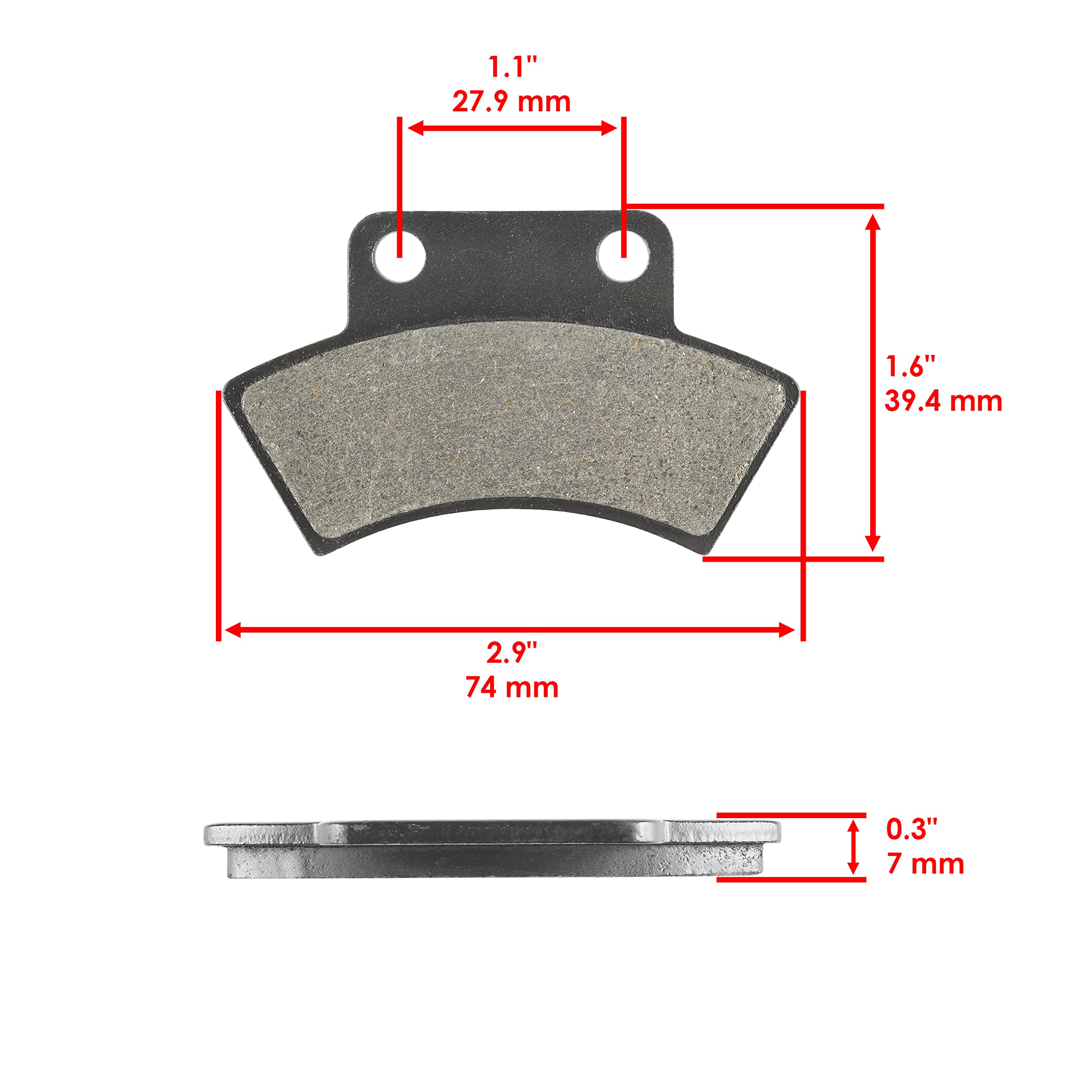 Polaris ATV Front Brake Pad Kit, HD, Part 2200901 : Aazon.in - Foto 10