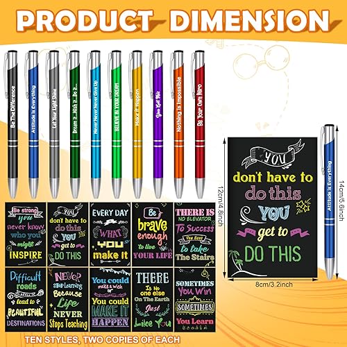 Miniatura 3 de 40 blocs de notas inspiradores, bolígrafo motivacional de la Biblia con cuaderno a granel 2025, regalo de graduación para mujeres, mini diario