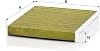 MANN-FILTER FreciousPlus - Anti-Allergen Cabinet Filter FP 26 021 (VW Group)
