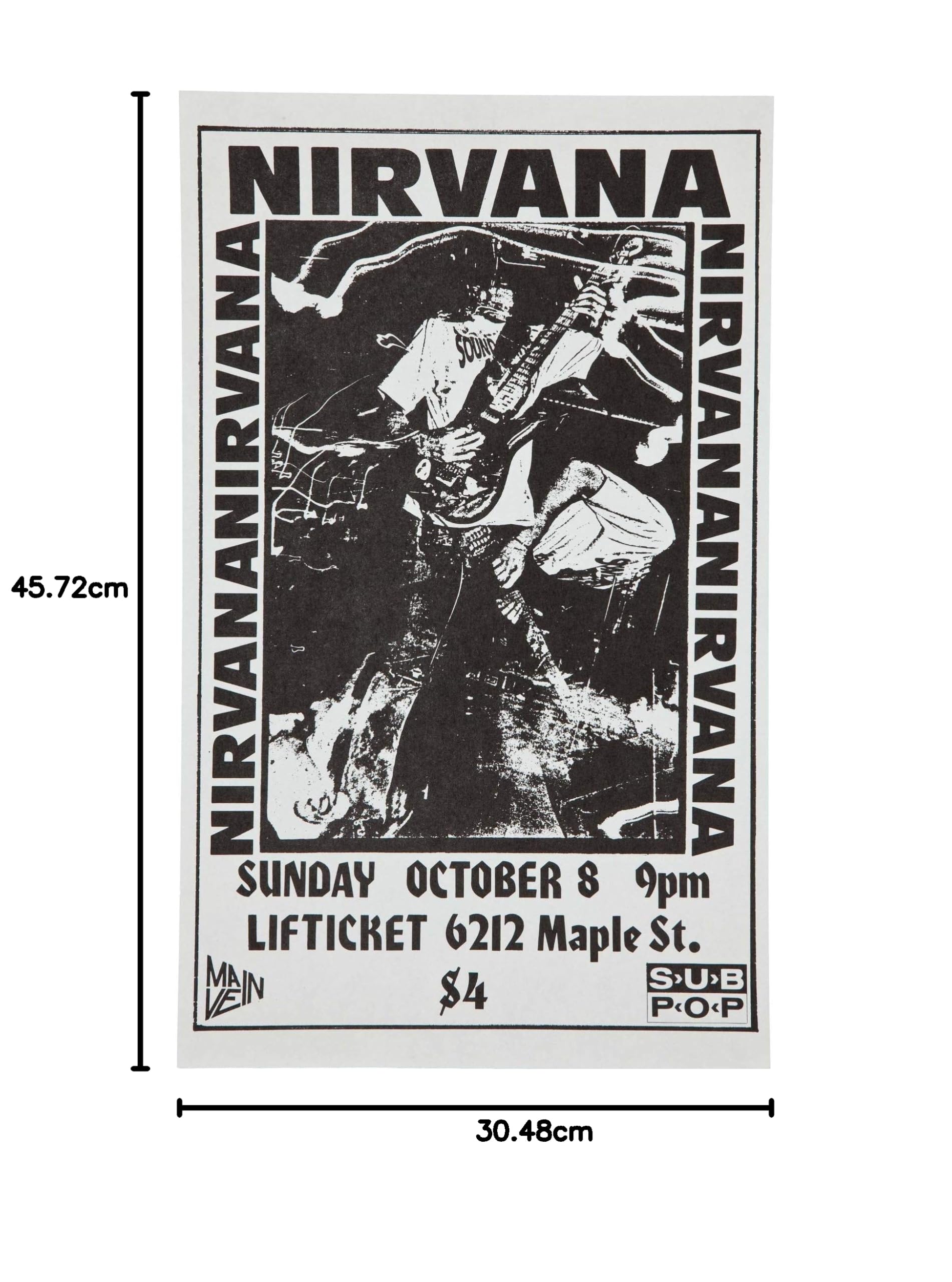IMPOSTER Nirvana Music Band Poster Collection | Kurt Cobain