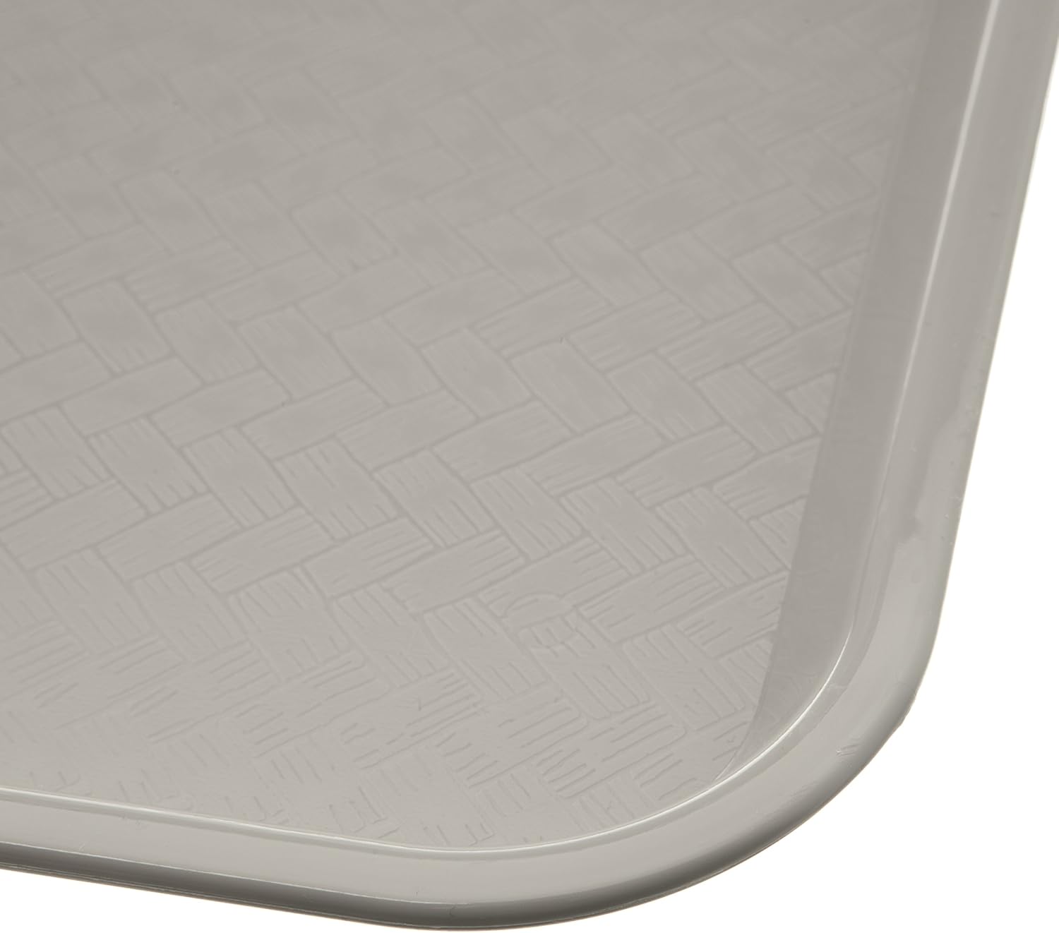 Carlisle FoodService Products CT101423 Cafe Standard Plastic Cafeteria/Fast Food Tray, NSF Certified, BPA Free, 14" Length x 10" Width, Gray (Pack of 24)