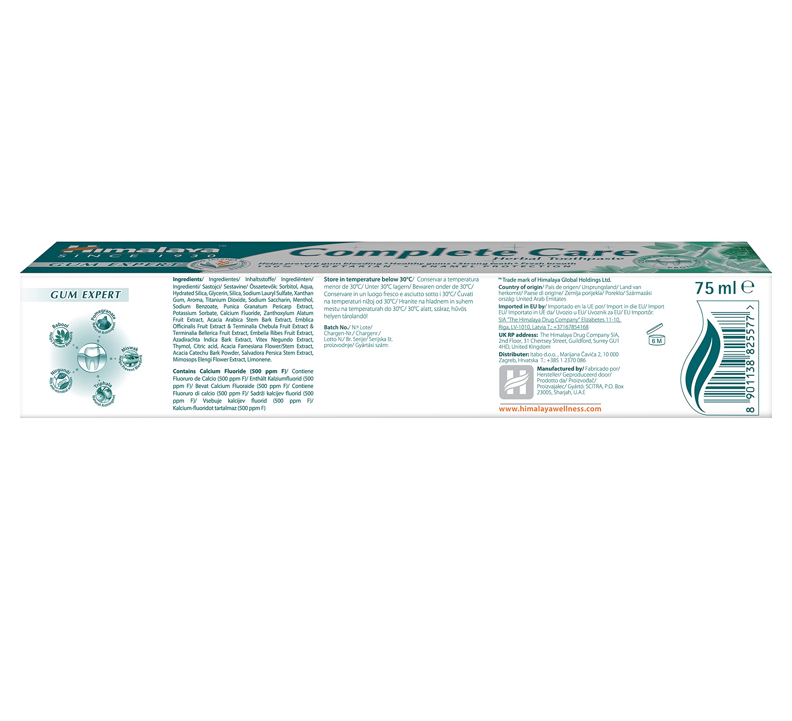 Himalaya Komple Bakım ve Işıltılı Beyazlık Diş Macunu Seti (2x75ml)
