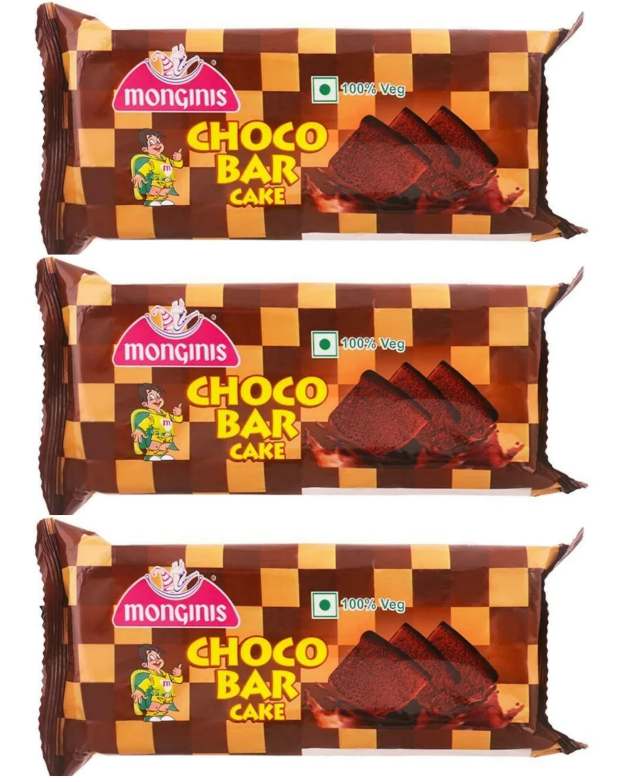 Monginis Choco Bar Cake Veg Chocolate-flavored Teacake (3 x 100 Grams)-image-19