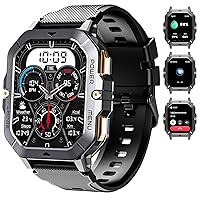 OUKITEL Smartwatch Uomo,2,02 Pollici Smartwatch Militare Uomo Fitness con Chiamate
