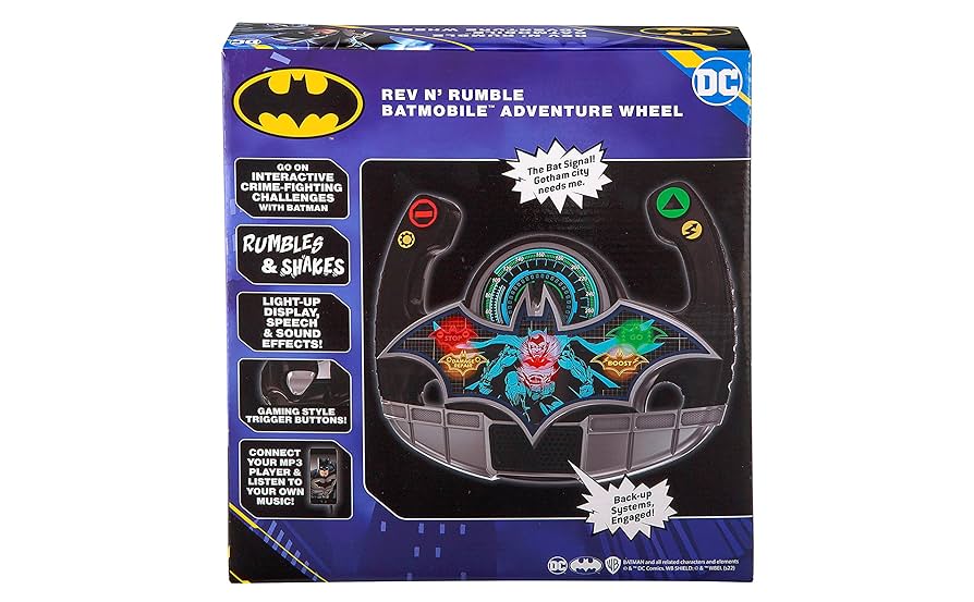 Amazon.com: eKids Batman Batmobile Toy Steering Wheel for