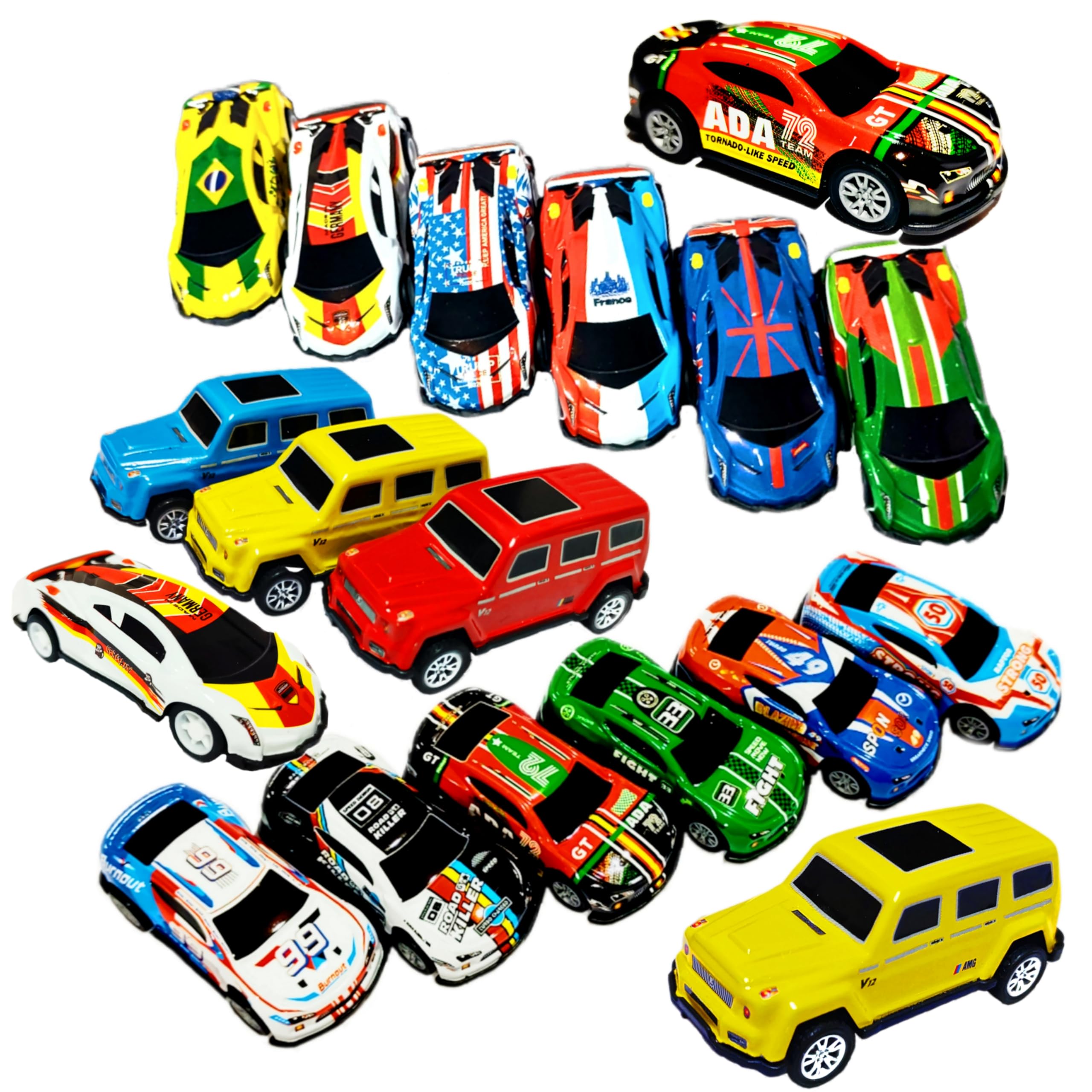 KC FAST Pack of 15 Mini Pull Back Metal Car Toy for Kids Fun Play Game Metal Car (B0DDC618PJ) Amazon Price History, Amazon Price Tracker
