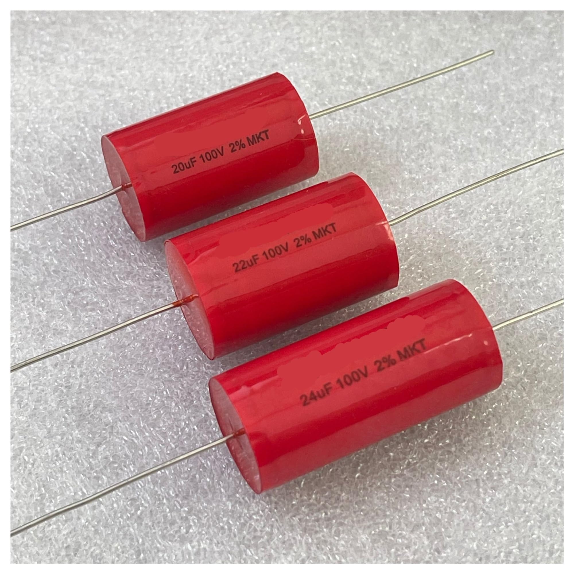 LEOTNNDQ 1pcs 20UF 22UF 24UF 100V Capacitor(22uf 1pcs)