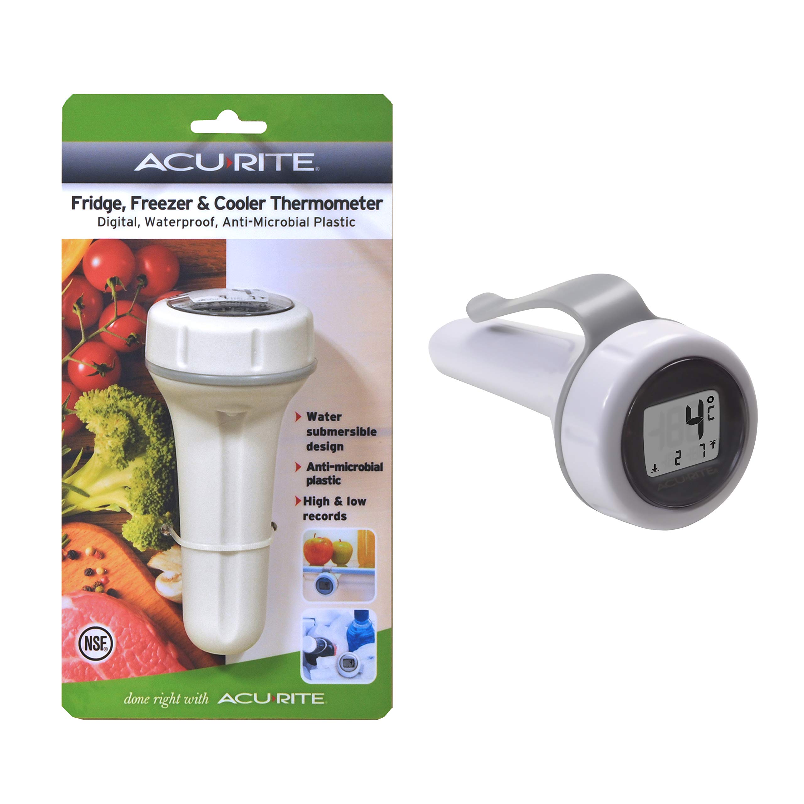 Cooler AcuRite 00290 Digital Fridge Freezer and Thermometer