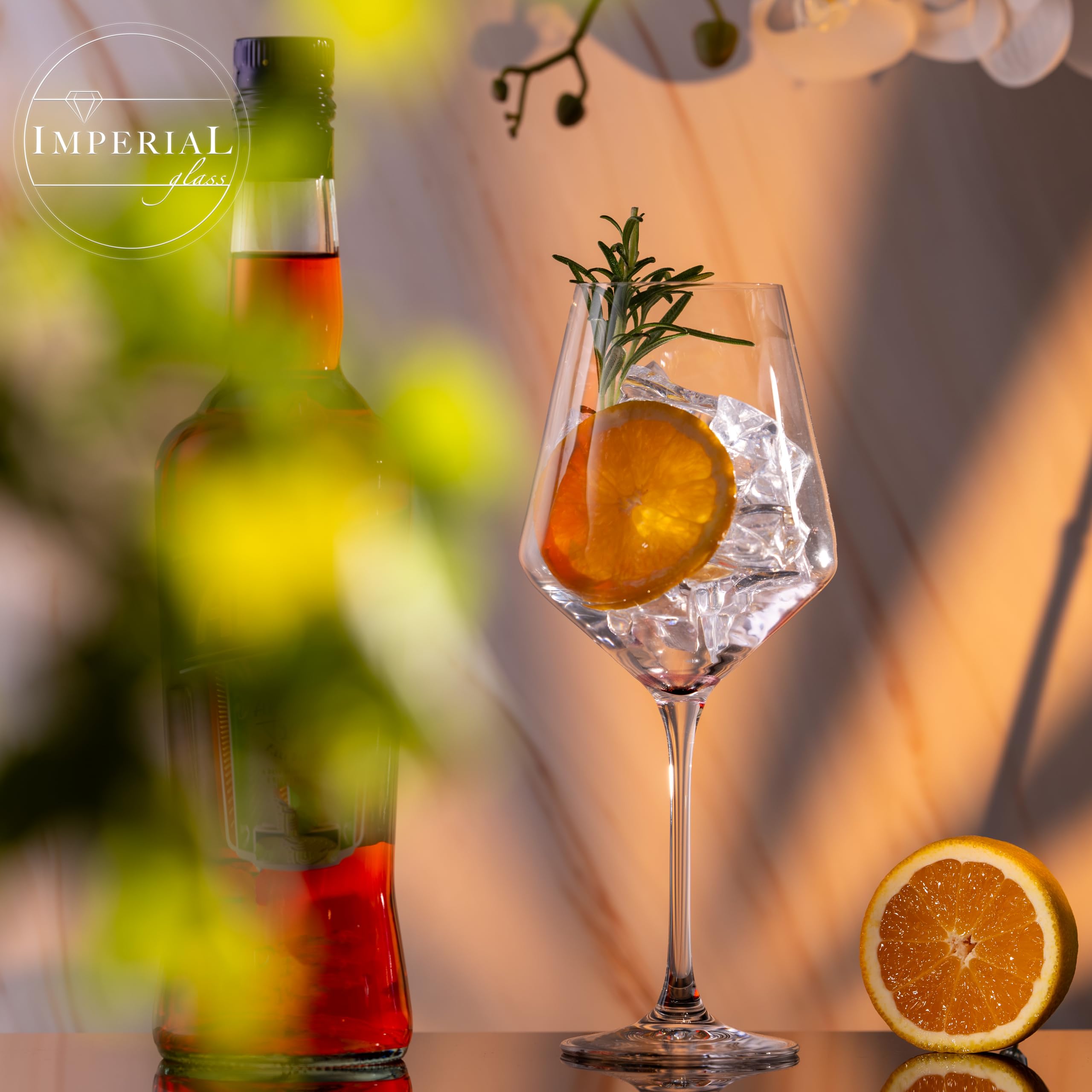Aperitif zestaw szklanek 6 x 580 ml – Aperitif szklanki ze szkła kryształowego nadają się do mycia w zmywarce seria Ateny