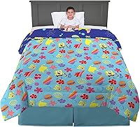 Vista 130 de Franco Ropa de cama para niños, edredón de microfibra suave, tamaño matrimonial, PJ Masks Paw Patrol Girls
