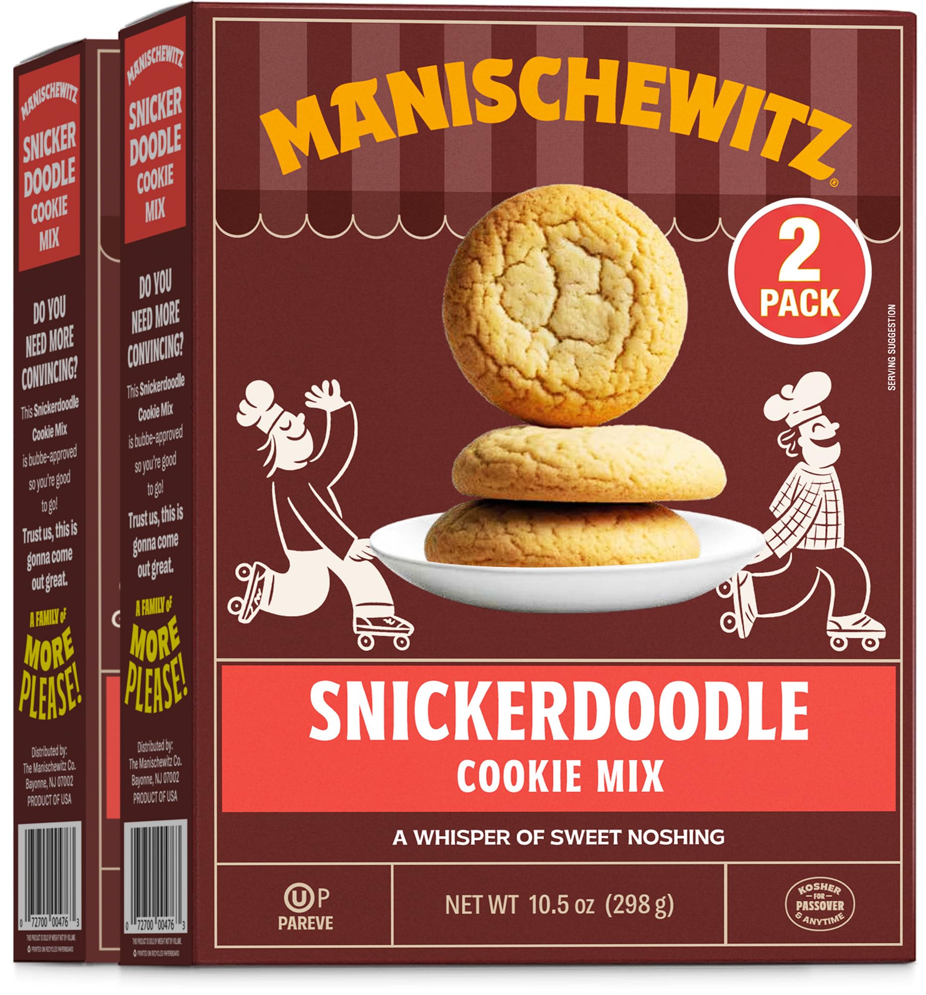きなこです₊⁎⁺˳✧༚ Amazon.com : Manischewitz Snickerdoodle Cookie Mix, 10.5 oz (2