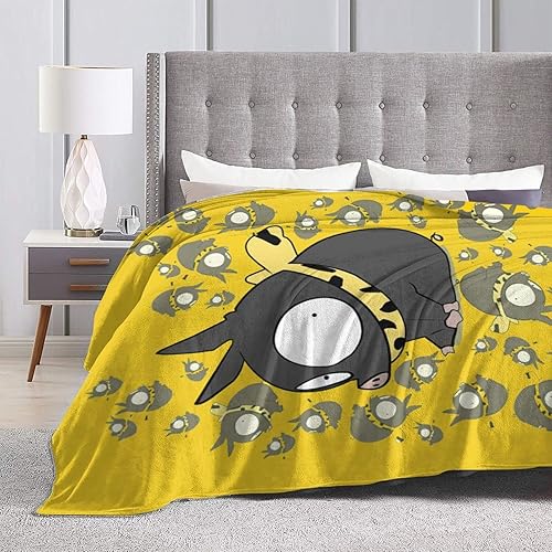 Miniatura 3 de Manta de forro polar de anime Ranma  Ranma Pchan, cálida y súper suave, para sala de estar, sofá y dormitorio, 80 x 60 pulgadas