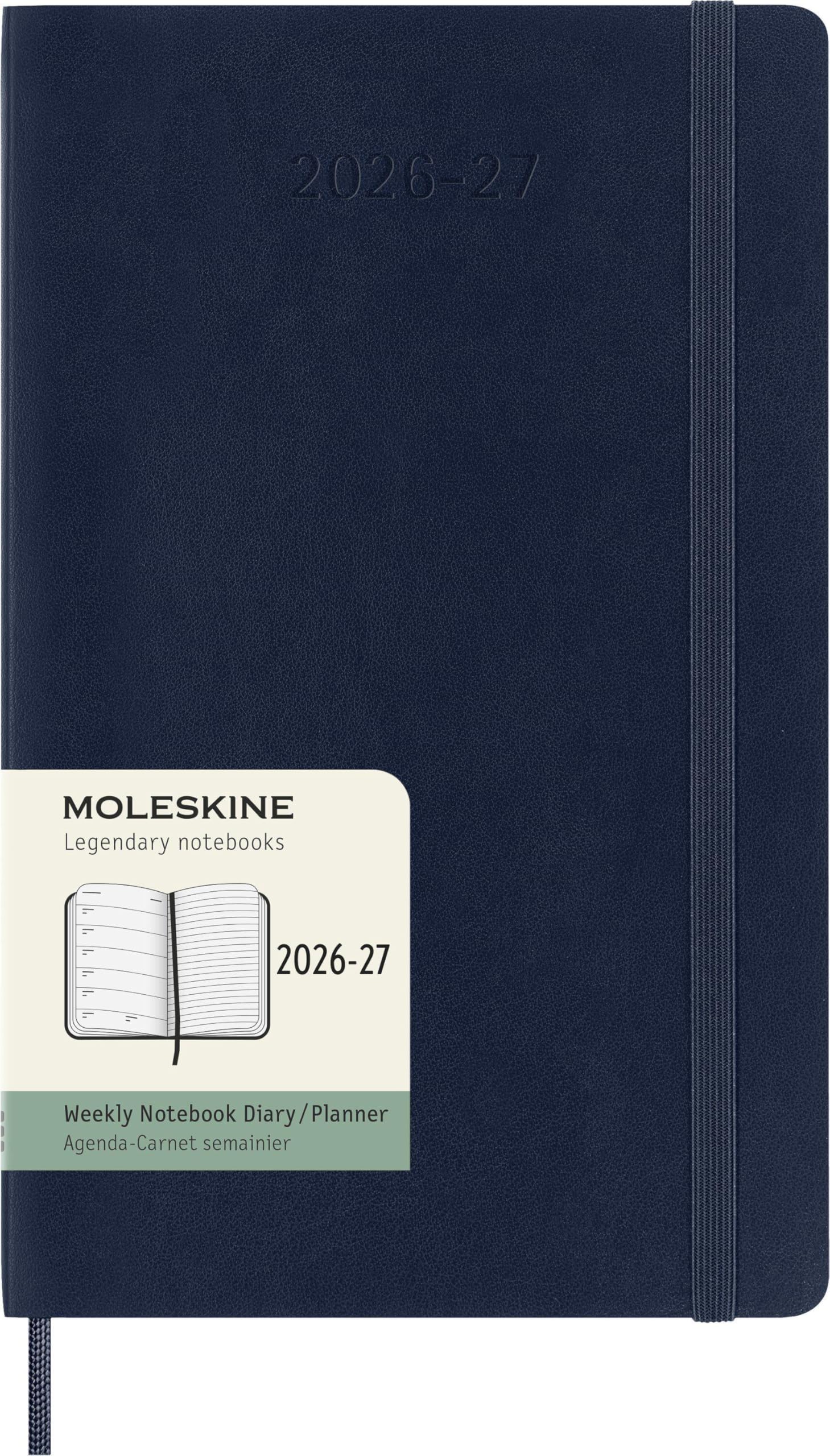 Moleskine 2027 18-Month Weekly Large Softcover Notebook: Sapp... - 8056999279813