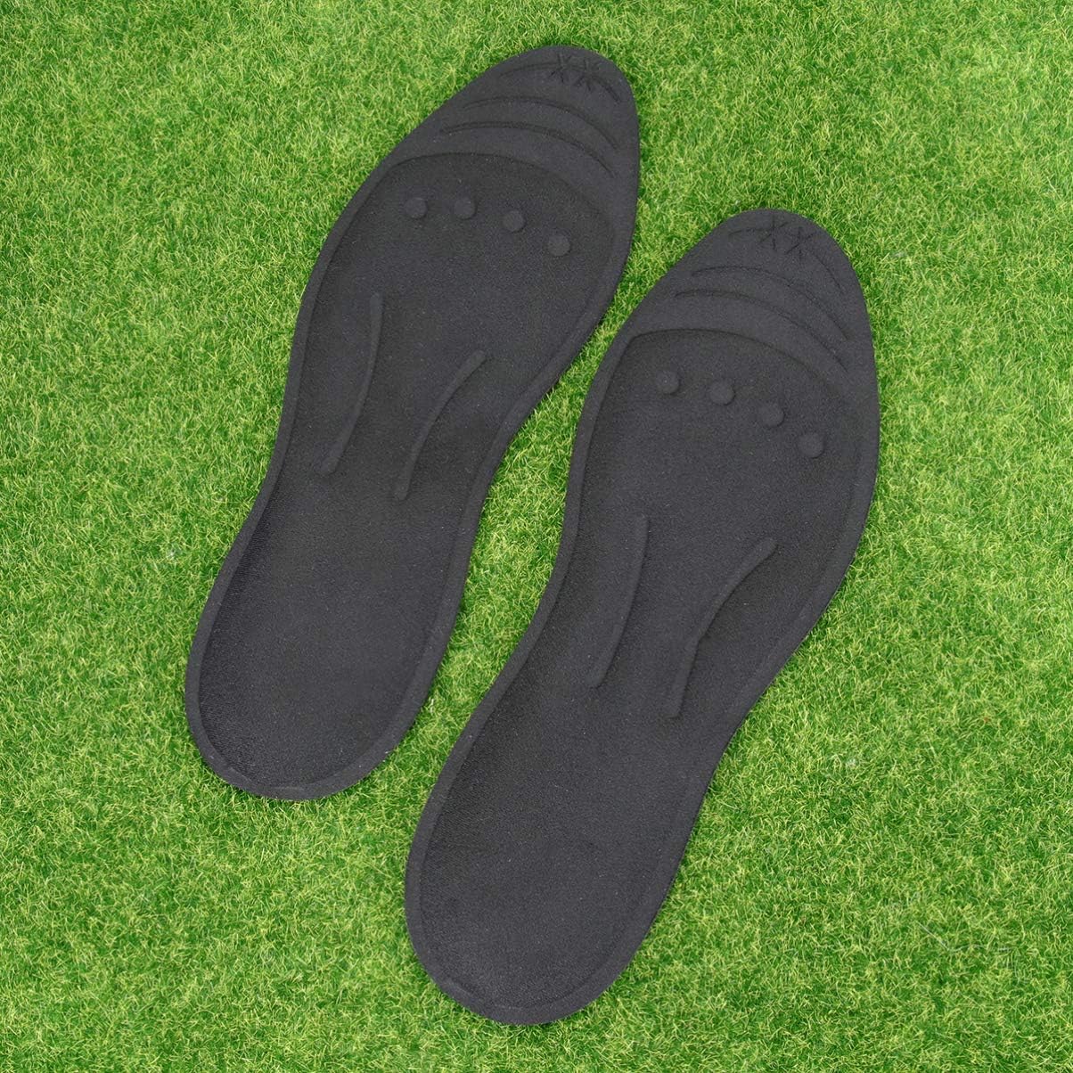 1 Pair Liquid Massage Insoles Glycerin Filled Insert Orthotic Shoe Insoles Foot Massage Breathable Sports Shock Absorption Insoles for Men Women Size S - Image 4