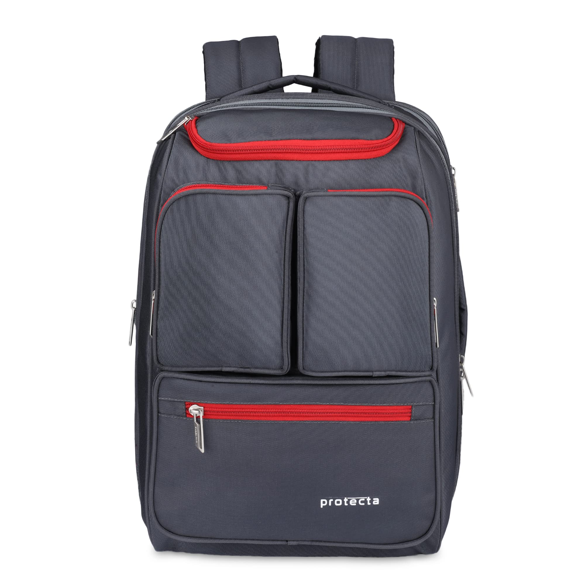 Protecta Organised Chaos XL (2.0) 45 L Convertible Laptop Backpack/Bag | For Work Trips, Travel & Weekend Trips. - Grey & Red (B09T6Y3XQC) Amazon Price History, Amazon Price Tracker