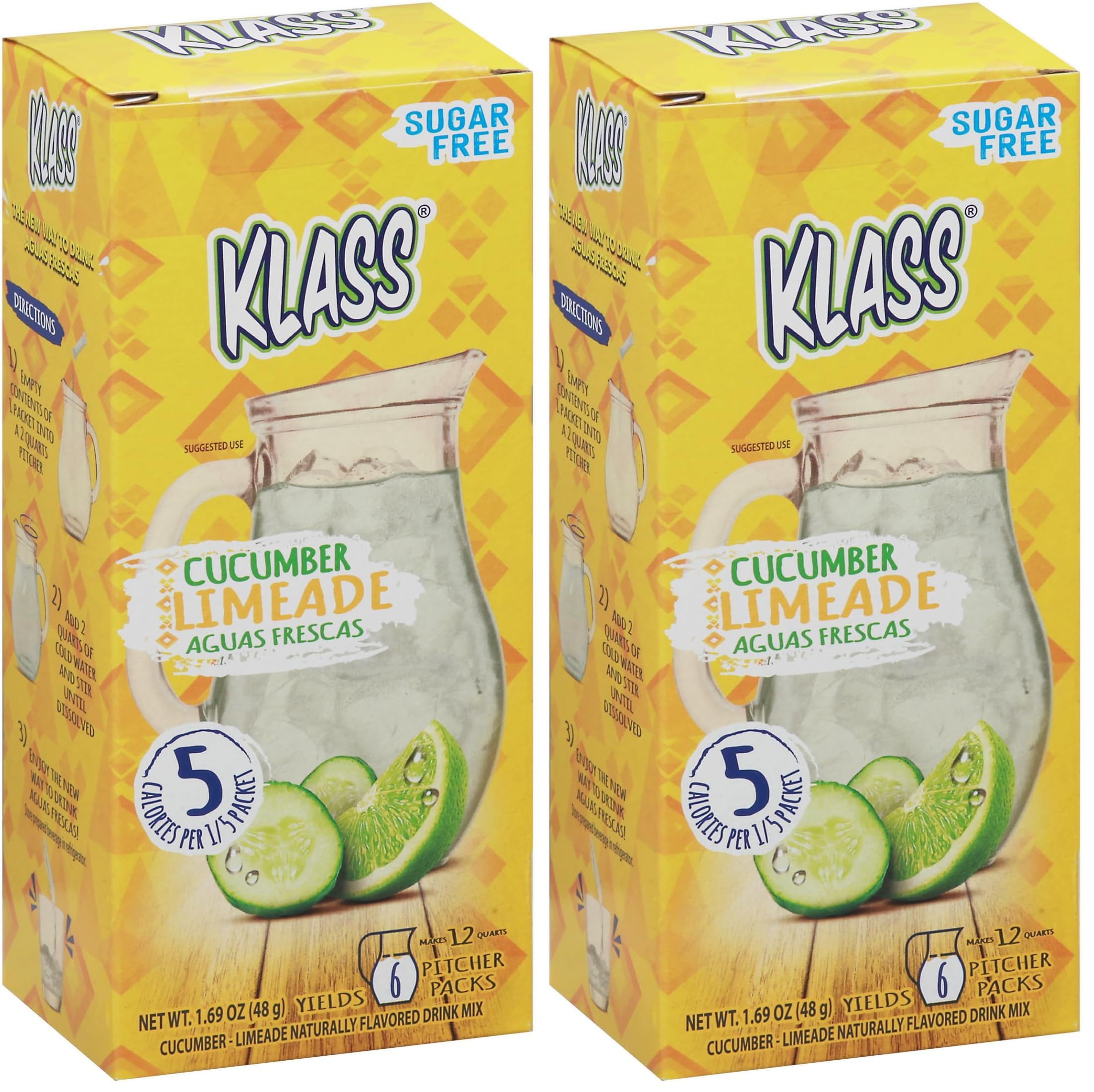Klass, Cucumber Limeade, 1.69 Ounce (Pack of 2)