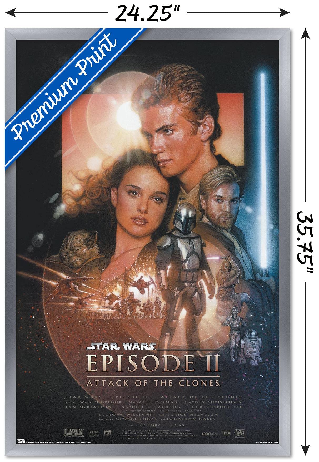 【非売品】スター・ウォーズエピソード2 　のビデオ広告用ポスター 非売品】スター・ウォーズエピソード2 のビデオ広告用ポスター