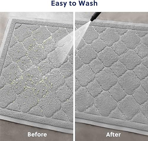 Miniatura 6 de WePet Tapete para caja de arena para gatos, almohadilla de PVC de alta calidad, alfombra de captura duradera, sin ftalatos, resistente a la orina,