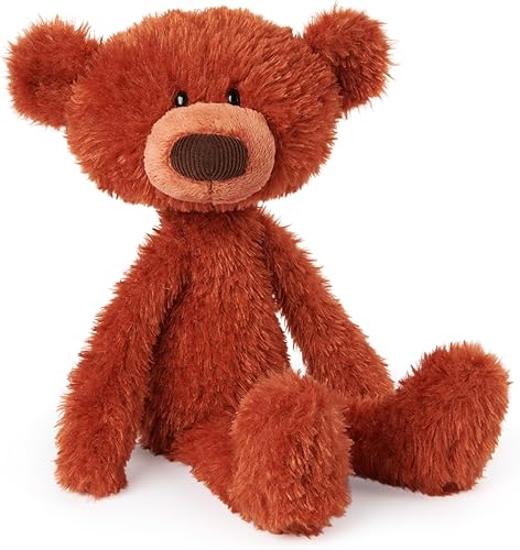 GUND Pastel de calabaza con palillo de dientes, oso de peluche para edades de 1 año en adelante, naranja calabaza, 15 pulgadas