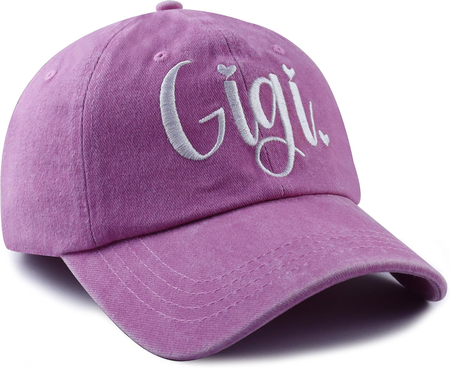 Gigi Mimi Hats for Women, Adjustable Cotton Embroidered Grandma Baseball Cap - Image 4