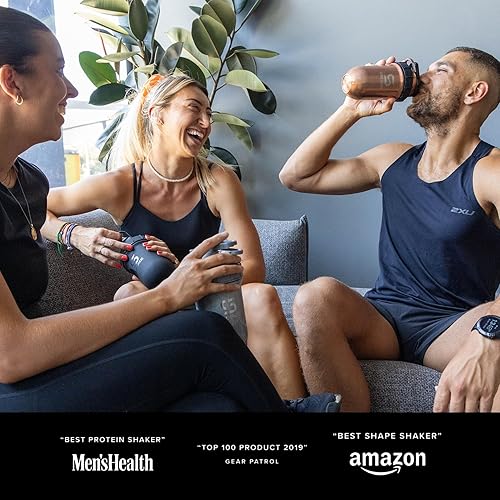 Miniatura 9 de ShakeSphere - Vaso de acero Mantiene las bebidas calientes o frías gracias a su material aislante, 24 onzas (cobre)