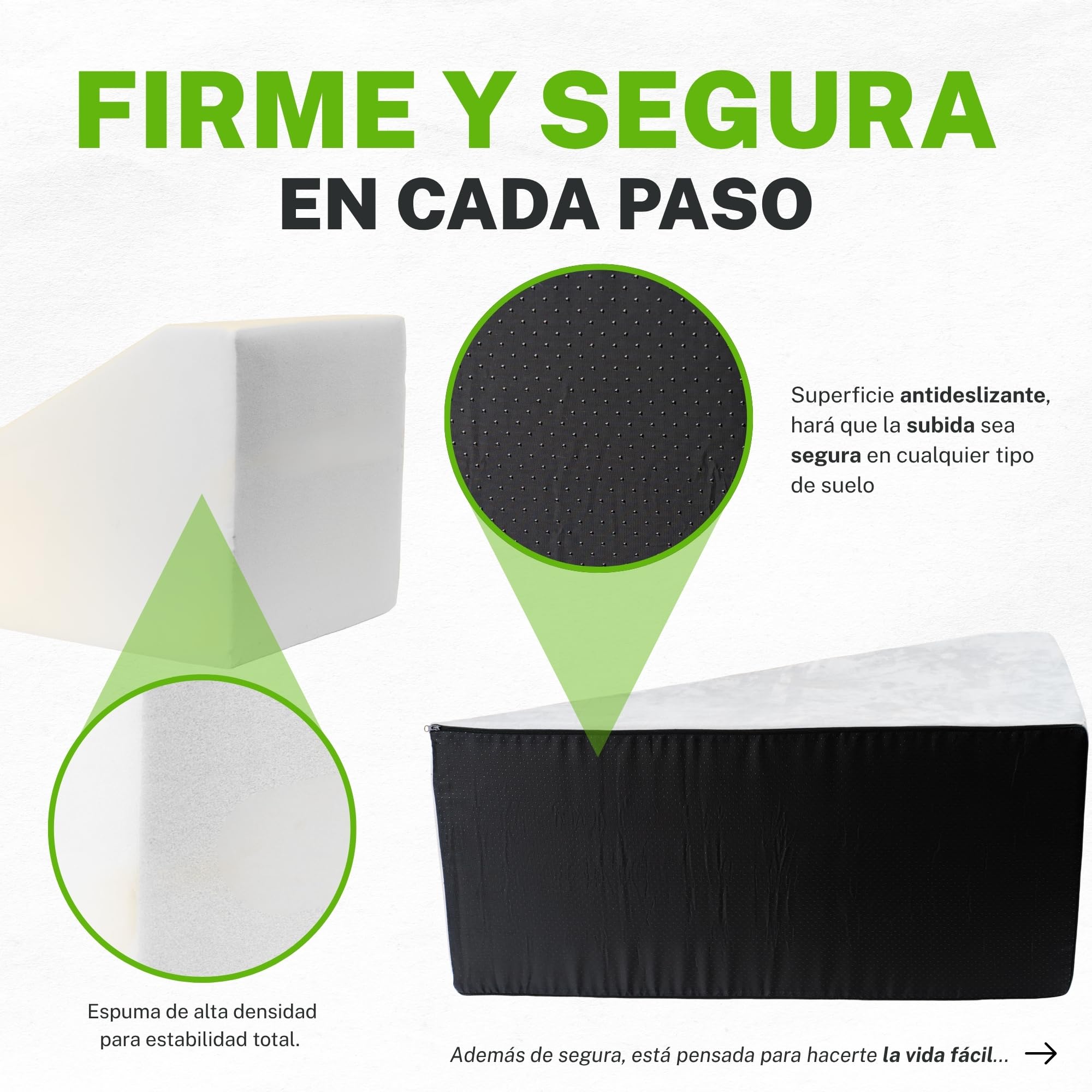 Rampa para Perros Sofá y Cama, Escalera para Perros Pequeños y Grandes, Escalera para Mascotas, Funda Extraíble y Lavable, Base Antideslizante, 40 cm de Alto