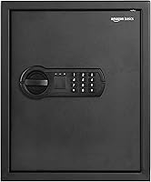 Vista 2 de Yaxa Basics Caja fuerte de seguridad de acero para el hogar con cerradura electrónica programable de combinación para documentos, joyas, objetos