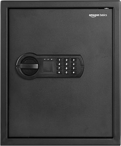 Miniatura 2 de Tienda Basics Caja fuerte de acero para el hogar con teclado programable documentos seguros joyas objetos de valor 152 pies cúbicos 138 x 13 x 165