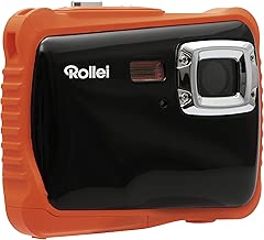 Rollei Sportsline 65 Digital Camera Megapixels CMOS sensor and HD Video function 720p 1280 720 Pixel Waterproof up to meters Orange Black Rollei Sportsline 65 Digital Camera Megapixels CMOS sensor and HD Video function 720p 1280 720 Pixel Waterproof up to meters Orange Black