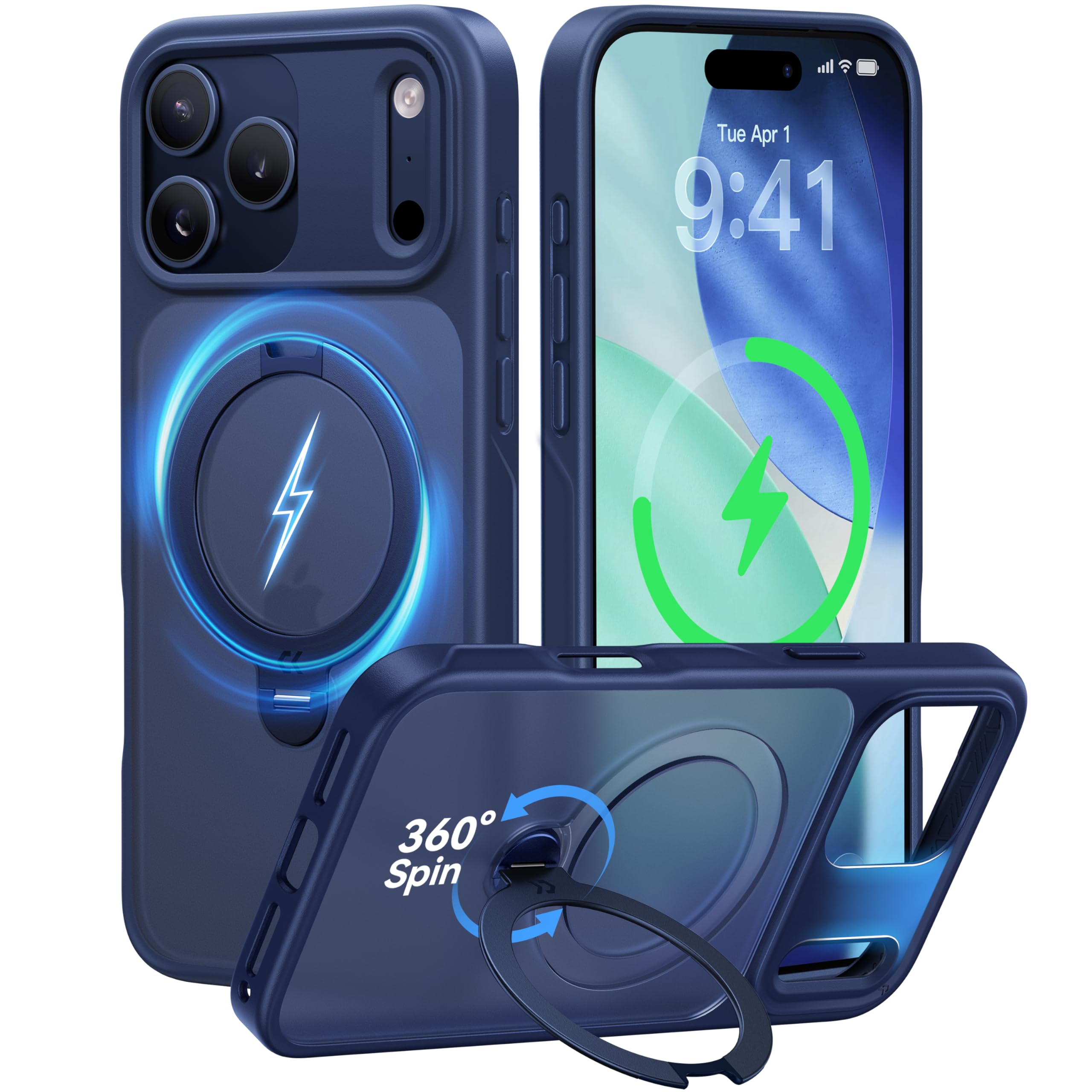 Amazon.com: CASEKOO Official Blue for iPhone 17 Pro Max Case with