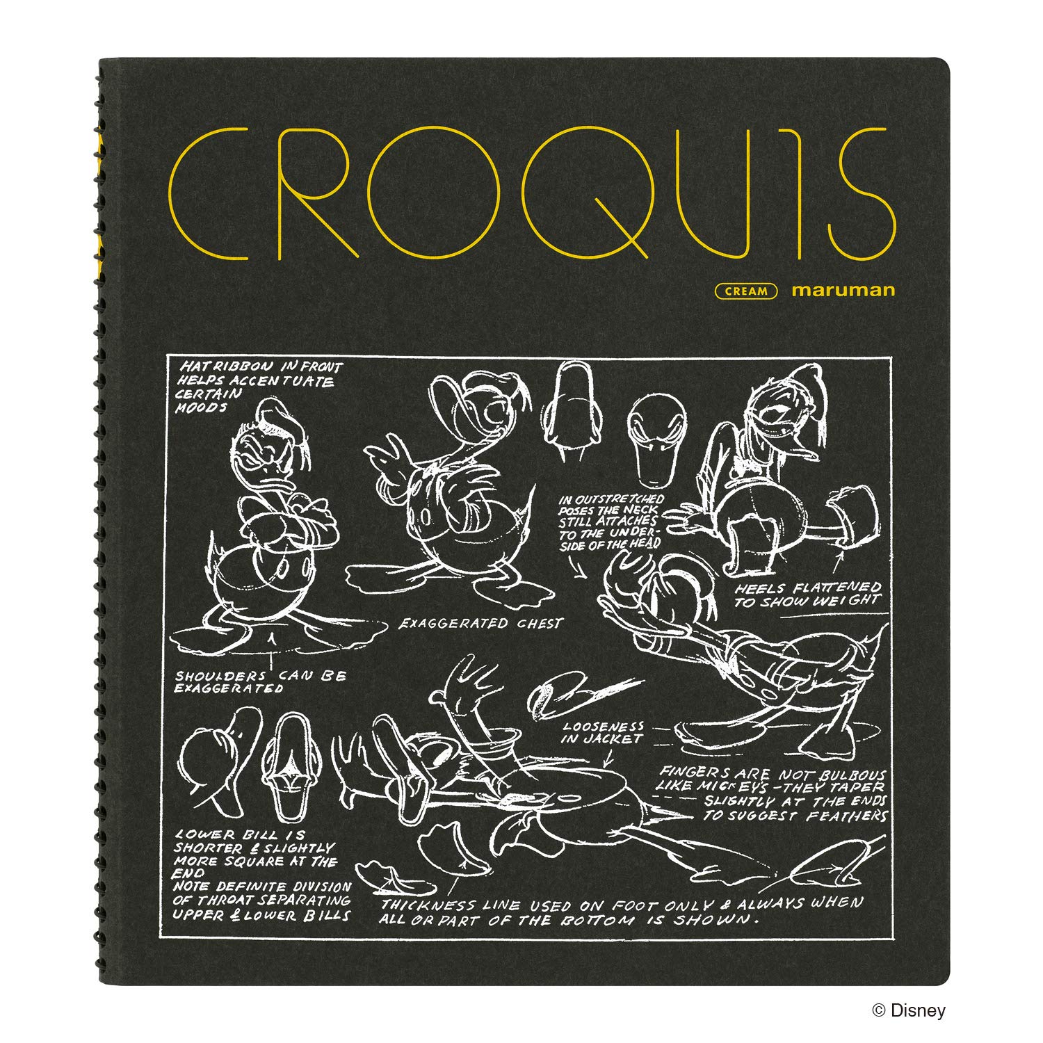 Amazon.co.jp: マルマン クロッキーブック SQ ドナルドダック