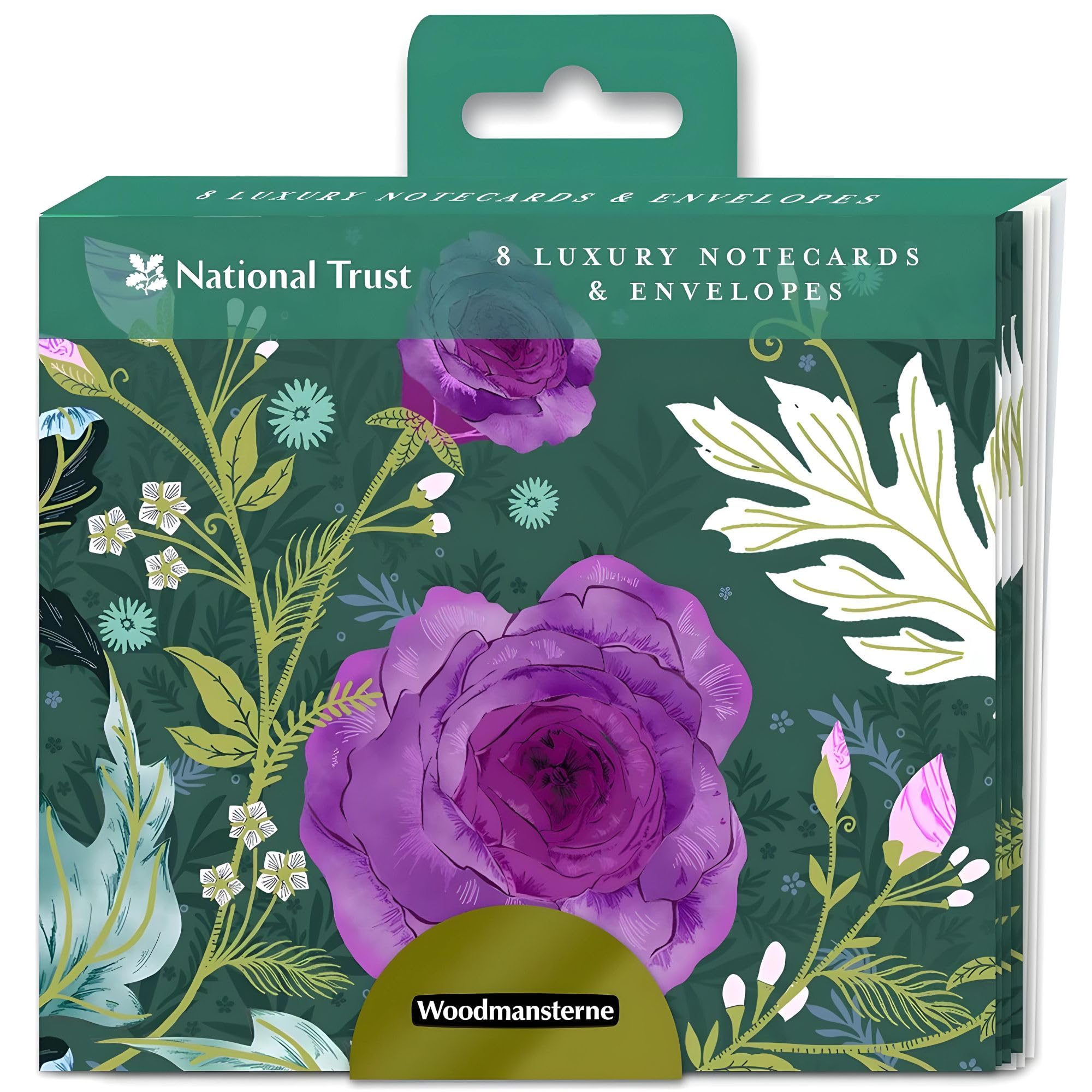 Pack Of 6 Notecards - Flowers And Ladybirds - Artistic Garden Design By - View #5