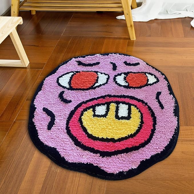 Amazon.com: Softania Cherry Bomb Rug - Cool Graphic Rugs for Bedroom ...